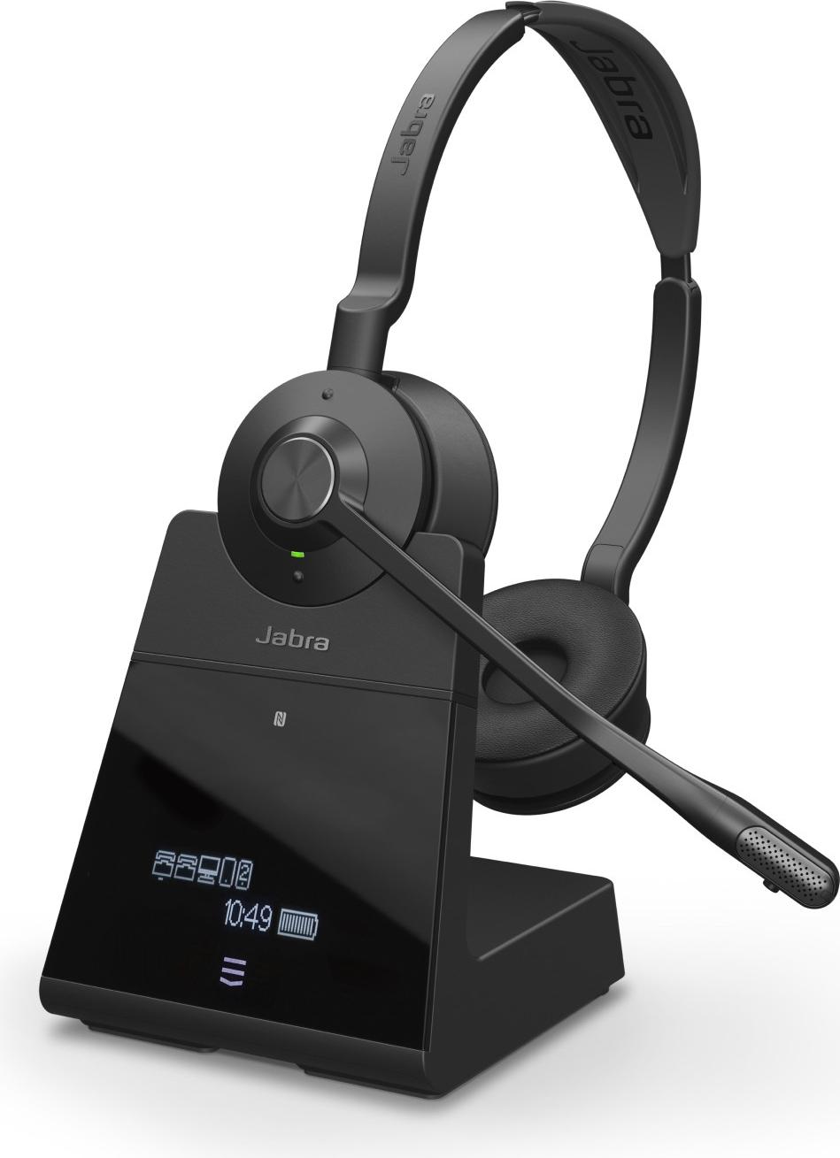 Jabra Engage 75 Kopfhörer Kabellos Kopfband Büro/Callcenter Bluetooth Schwarz