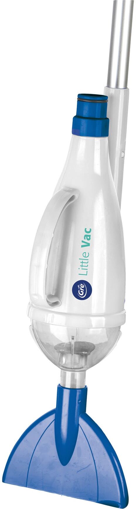 Gre' PULITORE PISCINE LITTLE VAC  MANUALE TUBO 6 m x Ø32 mm MANICO 4 SEZIONI E 3 CONNETTORI