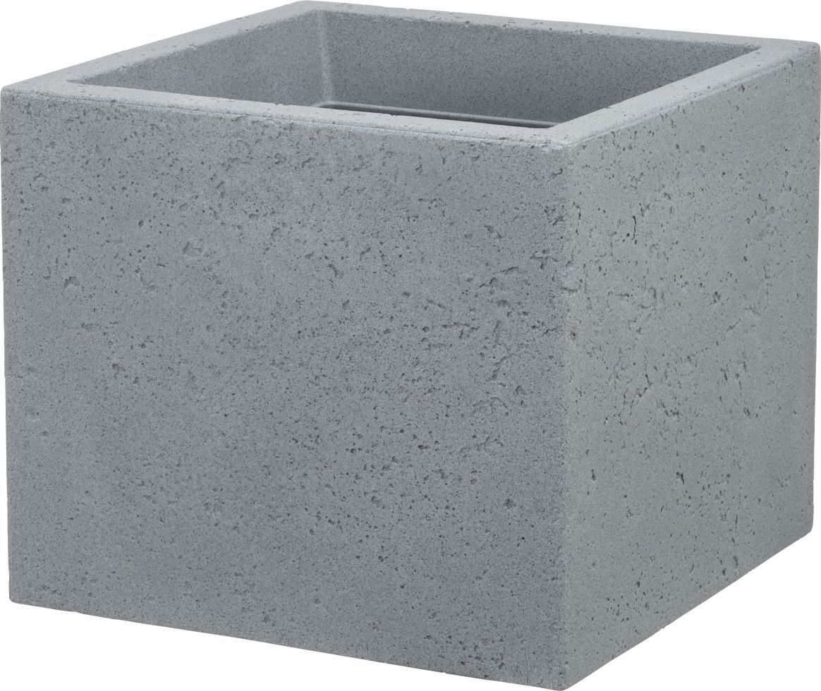 Scheurich Pflanzgefäß C-Cube Serie 240 granit grau 40 cm
