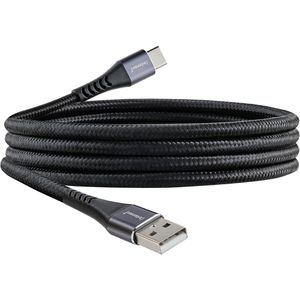 Intenso Ladekabel A60C, schwarz, 1m, USB-A auf USB-C, 60W Schnellladekabel