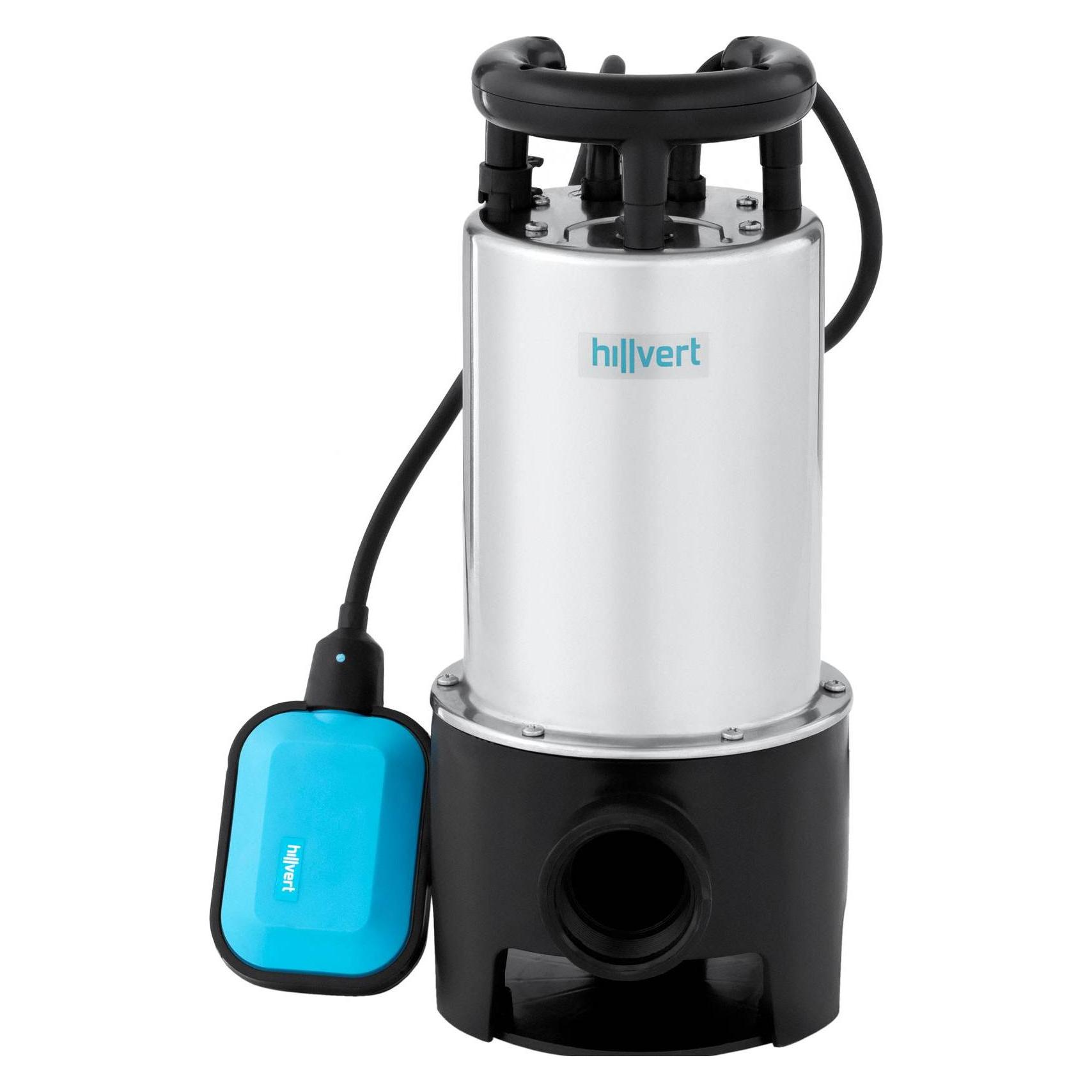Hillvert Tauchpumpe Schmutzwasserpumpe Kellerpumpe Schmutzwassertauchpumpe Pumpe 1100W (Gartenpumpe, Kellerpumpe, Klarwasserpumpe, Schmutzwasserpumpe) (HT-ROBSON-SP1100DWE)