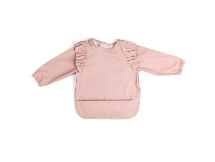 Lätzchen mit Ärmeln Sebra Rosa