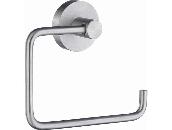 Toilettenpapierhalter, Chromfarben, Metall, 14x11.4 cm, Badezimmer, WC Ausstattung, Toilettenpapierhalter