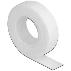 DELOCK Klettband auf Rolle L 1 m x B 13 mm weiß