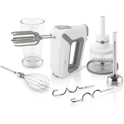 ETA Handmixer "LENTO ETA20519000", grau (weiß, grau), B:19cm H:15cm T:8,5cm, Mixer, 5in1, DC Motor mit langer Nutzungsdauer, 4 Geschwindigkeitsstufen