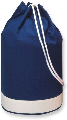 Sac marin publicitaire en coton bicolore YATCH coton bleu