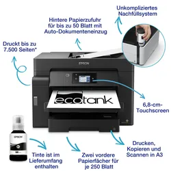 Epson EcoTank ET-M16600 A3-Tintentank-Multifunktionsdrucker s/w