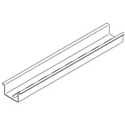 Pollmann Tragschiene 1011001 TS35/215-2000 verz. gelocht M6