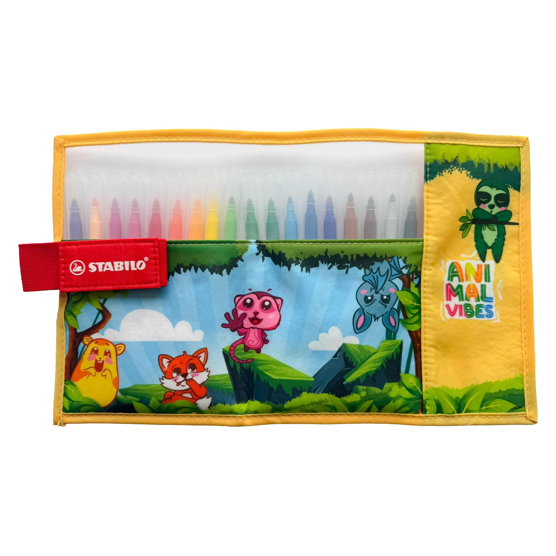 Stabilo Rollerset Power Animal V. (18x) (CH280/18-05)