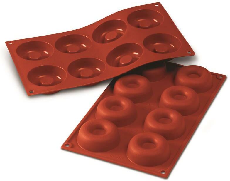 Silikomart Stampo 8 Savarin 6,5 cm Classic