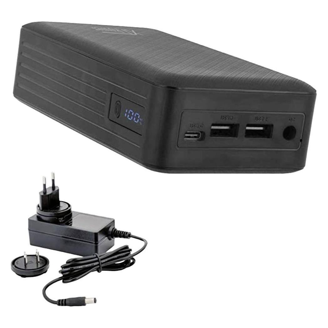 Xpower XTPower XT-27000 DC AO PA Powerbank 26800 mAh Li-Ion USB, USB-C, DC-Buchse 3.5mm Schwarz (26800 mAh, 99.16 Wh) (250639)