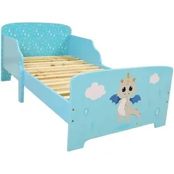 Funkhouse, Kinderbett, Bett LEON THE DRAGON 140 x 70 cm MDF (140 x 70 cm)