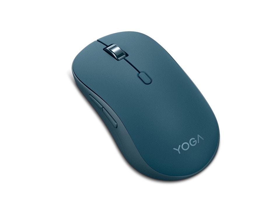 Lenovo Yoga Silent Maus Tidal Teal kabellos (Bluetooth) für Links- & Rechtshänder