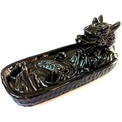 Backflow Incense Burner - Dragon in Mountain