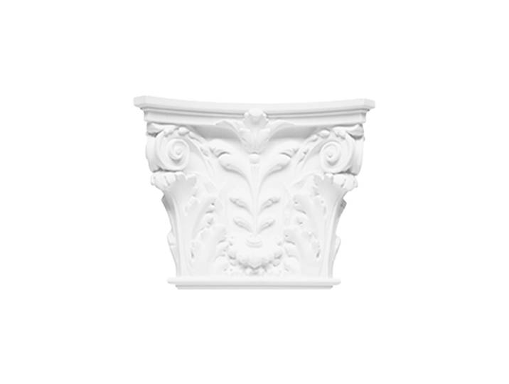Wandzierelement „Kapitell K 251“ - 42.5 cm Weiss Orac Decor