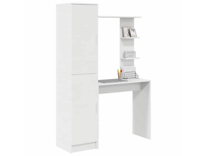 Blanc bureau - CLARENCE - Pour Étudiant / salarié - 2 pcs Blanc LV7186