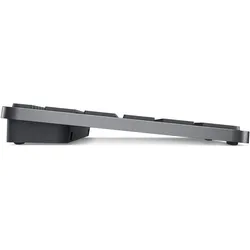 Dell Pro 7 Rechargeable Compact Keyboard (DE, Kabellos), Tastatur, Grau