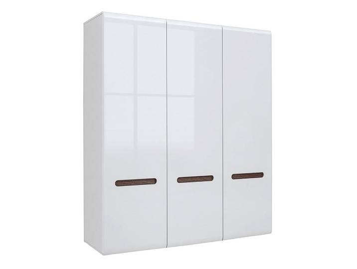 Petits-meubles Kleiderschrank 3 Türen Darrel Weiß, Holzwerkstoff, 180x210x57 cm, Schlafzimmer, Kleiderschränke