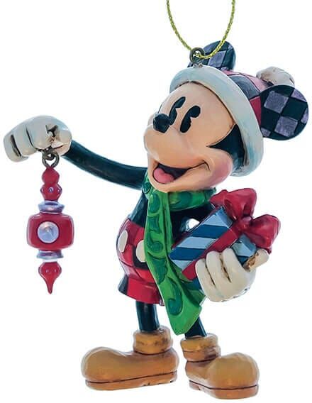 Disney Traditions by Jim Shore Mickey Holding Gifts Hanging Ornament
