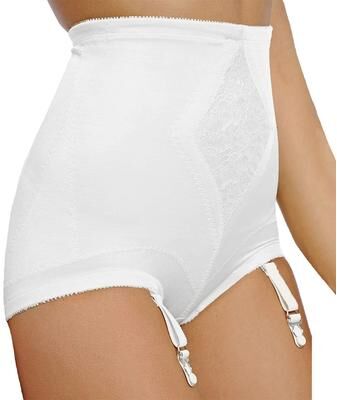 Plus Size Women's Medium Shaping Panty Brief by Rago in White (Size 2X)