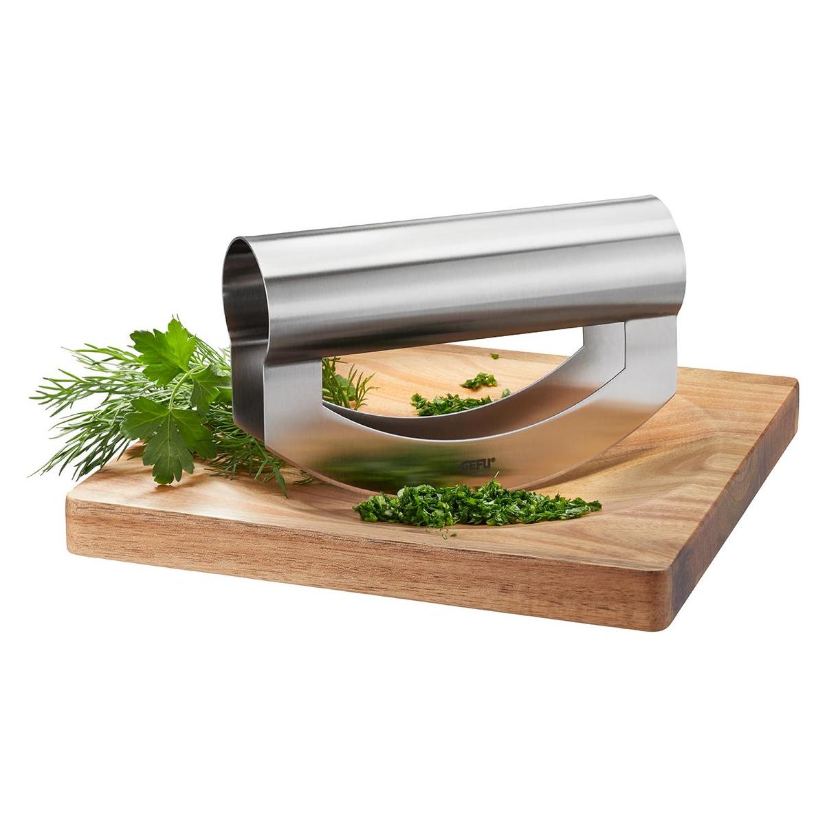 GEFU 89533 Set: Wiegemesser VIAVO + Wiegemesserbrett (15 cm) (89533)