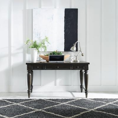 Liberty Furniture Harvest Home Writing Desk with Storage Drawers Oak Wood