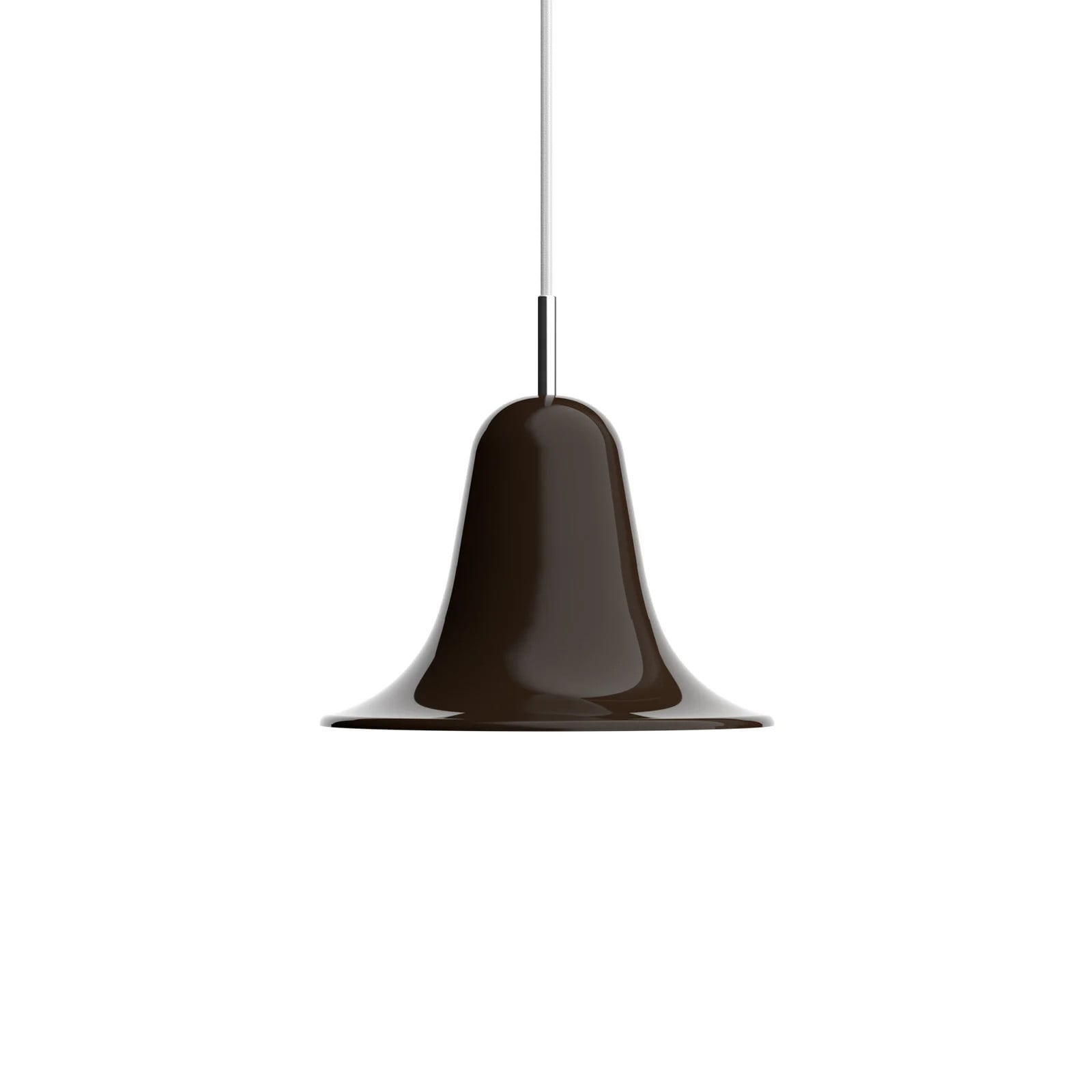 Verpan Pantop hanglamp bruin metaal Ø 23 cm