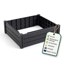Hochbeet ca 75x61x23cm 83 Liter modular erweiterbar Made in Europa