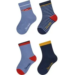 STERNTALER Socken 4er-Pack Auto, Größe 26 in Blau Blau