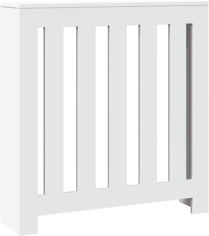 vidaXL Small Radiator Cover White 78 x 20 x 82 cm