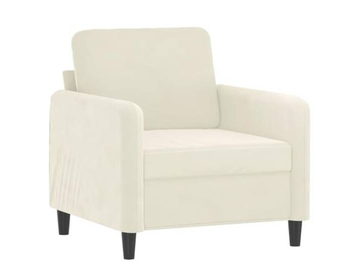 KTHLBRH Sofa-Set, 3-teilig, cremefarben Weicher, robuster Rahmen, 6 Kissen inklusive, 110 kg pro Sitzfläche