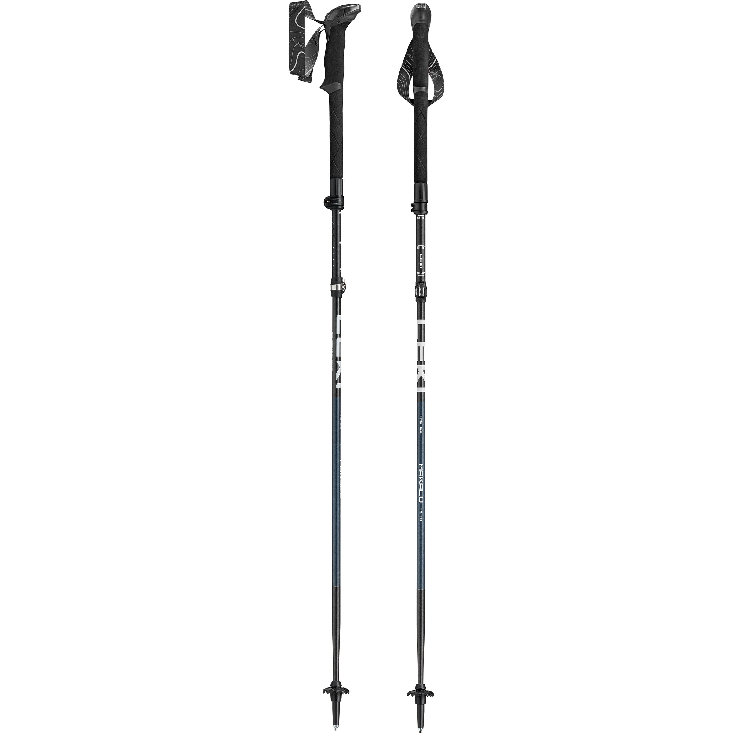 Leki Makalu FX TA Wanderstöcke Wanderstöcke & Trekkingstöcke blau Größe 110-130cm Camping