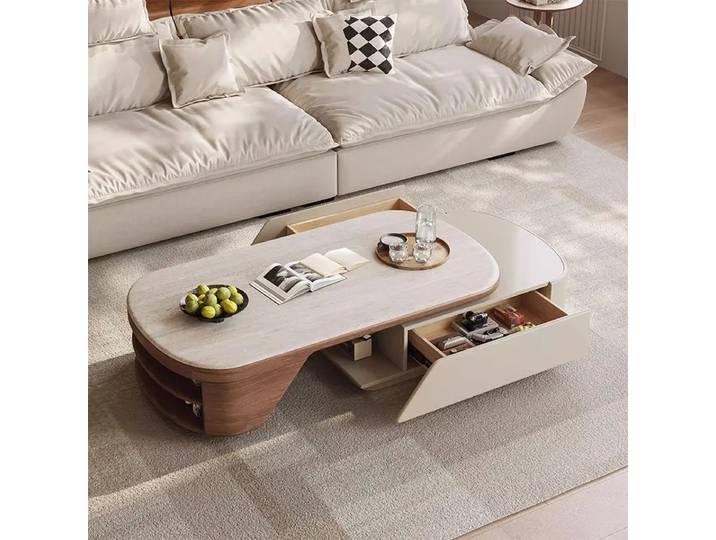 Ornements esthétique Table basse multifonction Unique plancher affichage Table basse Design De luxe Meubles De Salon meubles De maison