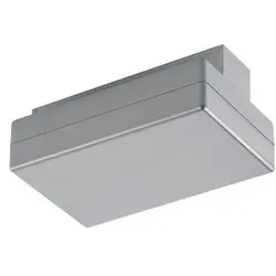 Trio Mittel-/End-Einspeisung DUOline Kunststoff Silber Titan