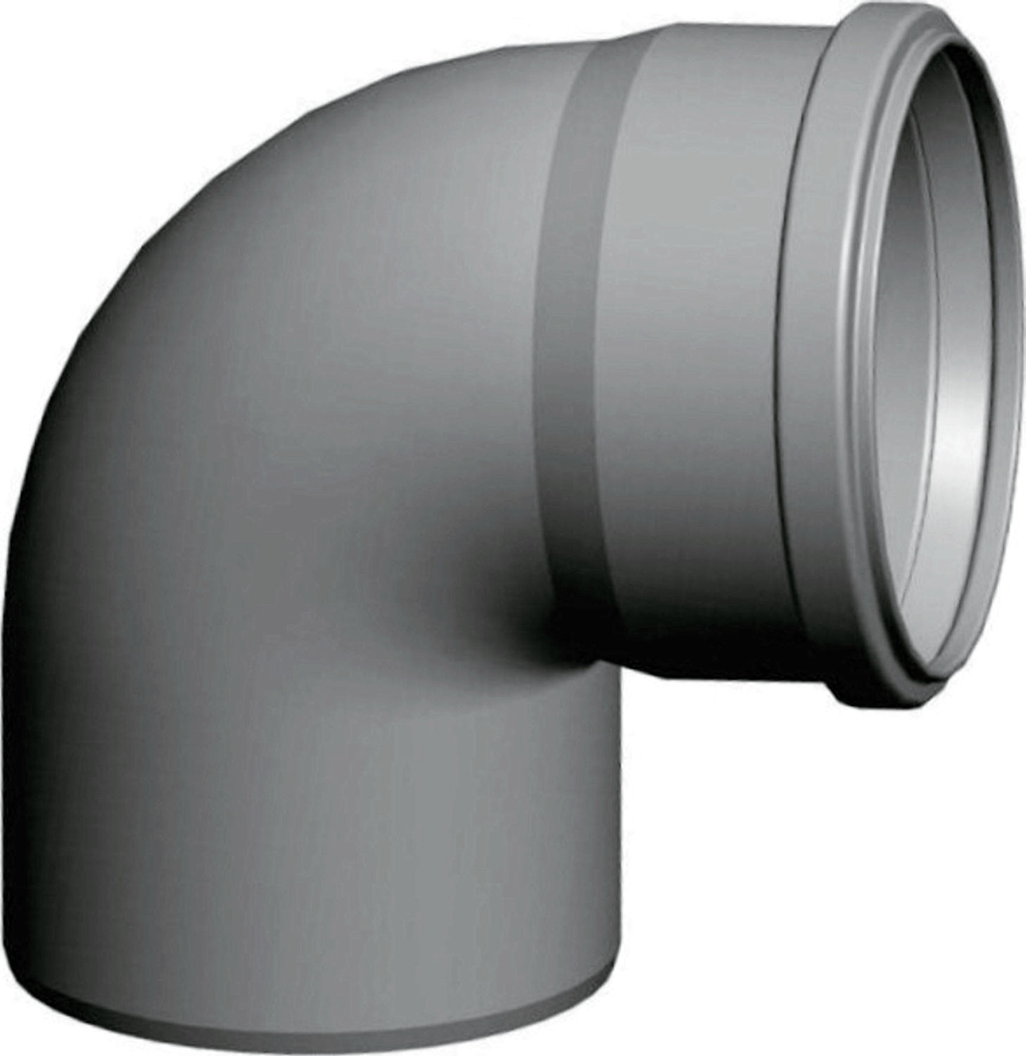 Wolf Cob Coudes 2651508 87 °, DN 80 , jusqu'à 120 ° C, pour pot d'échappement, PP