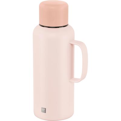 Thermoflasche ZWILLING "Thermo Plus", rosa (pink), H:27,3cm, Edelstahl, Trinkflaschen, Thermoflasche, Edelstahl, Doppelwandig, Auslaufsicher