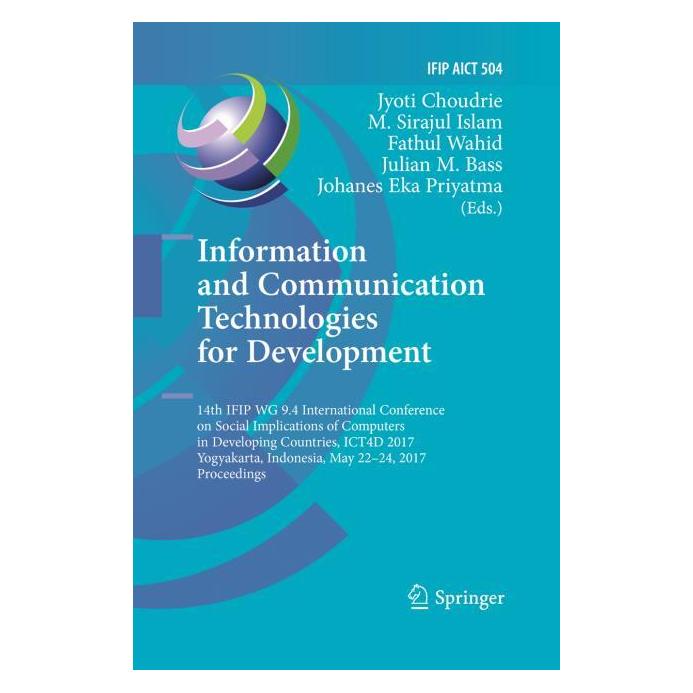 Springer Information and Communication Technologies for Development (Englisch, Softcover, Fathul, Johanes Eka Priyatma, Julian M. Bass, Jyoti Choudrie, M. Wahid, Sirajul Islam) (56042653)