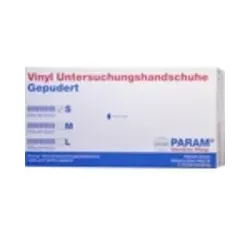 HANDSCHUHE Einmal Vinyl gepudert S 100 St