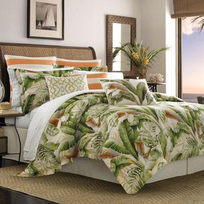 Revman International Palmiers Comforter Set Cream, California King, Cream