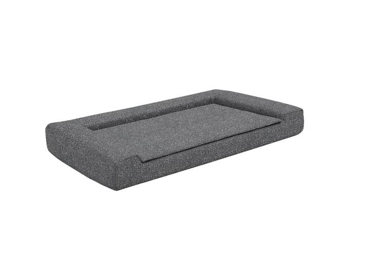Sedda Hundebett, Grau, Textil, Füllung: Schaumstoff, rechteckig, 120x15x70 cm, pflegeleicht, Bezug abnehmbar und waschbar, kratzfest, besonders weich, Freizeit & Co, Tierbedarf, Hundebetten