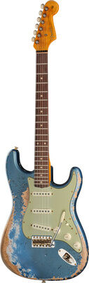 Fender 62/63 Strat SHR Lake Placid Aged Lake Placid Blue