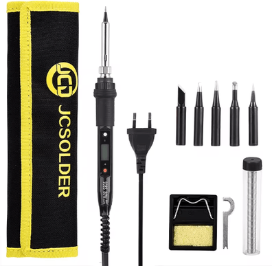 Inspire Picks JCD 80W Digital Soldering Iron With LCD Display & Adjustable Temperature black 80w 220v us