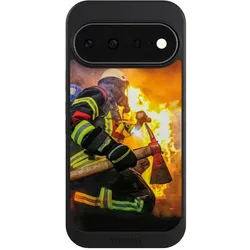 Nivocase Hülle für Google Pixel 11 Handyhülle NIVOcore Case Schwarz Feuer Feuerwehr Lebensretter (Google Pixel 11), Smartphone Hülle, Schwarz