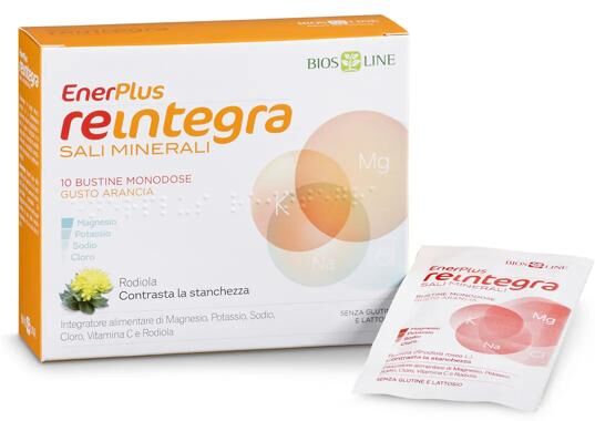 Bios Line Enerplus Reintegra Integratore di Sali Minerali 10 Bustine