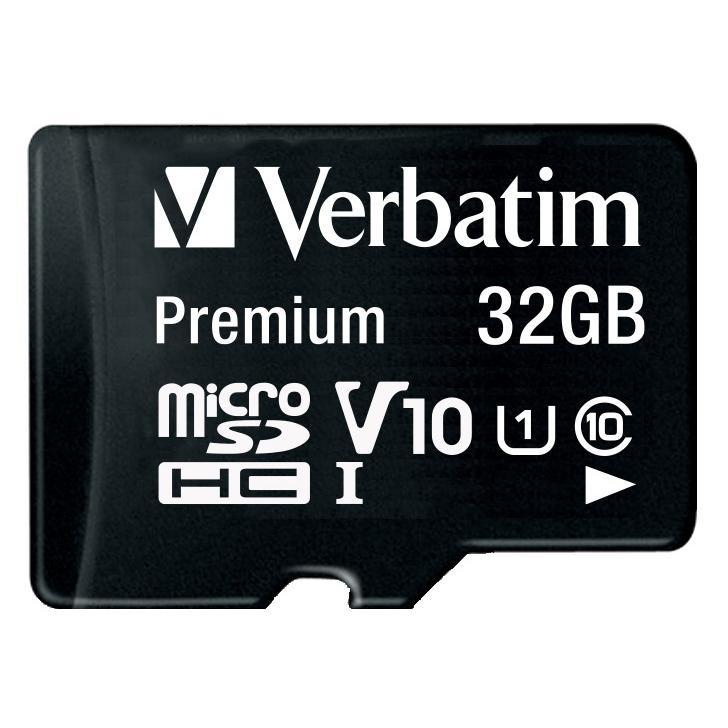 Verbatim Micro SDHC Card Class 10 (32 GB, microSDHC, U1, UHS-I) (44083)