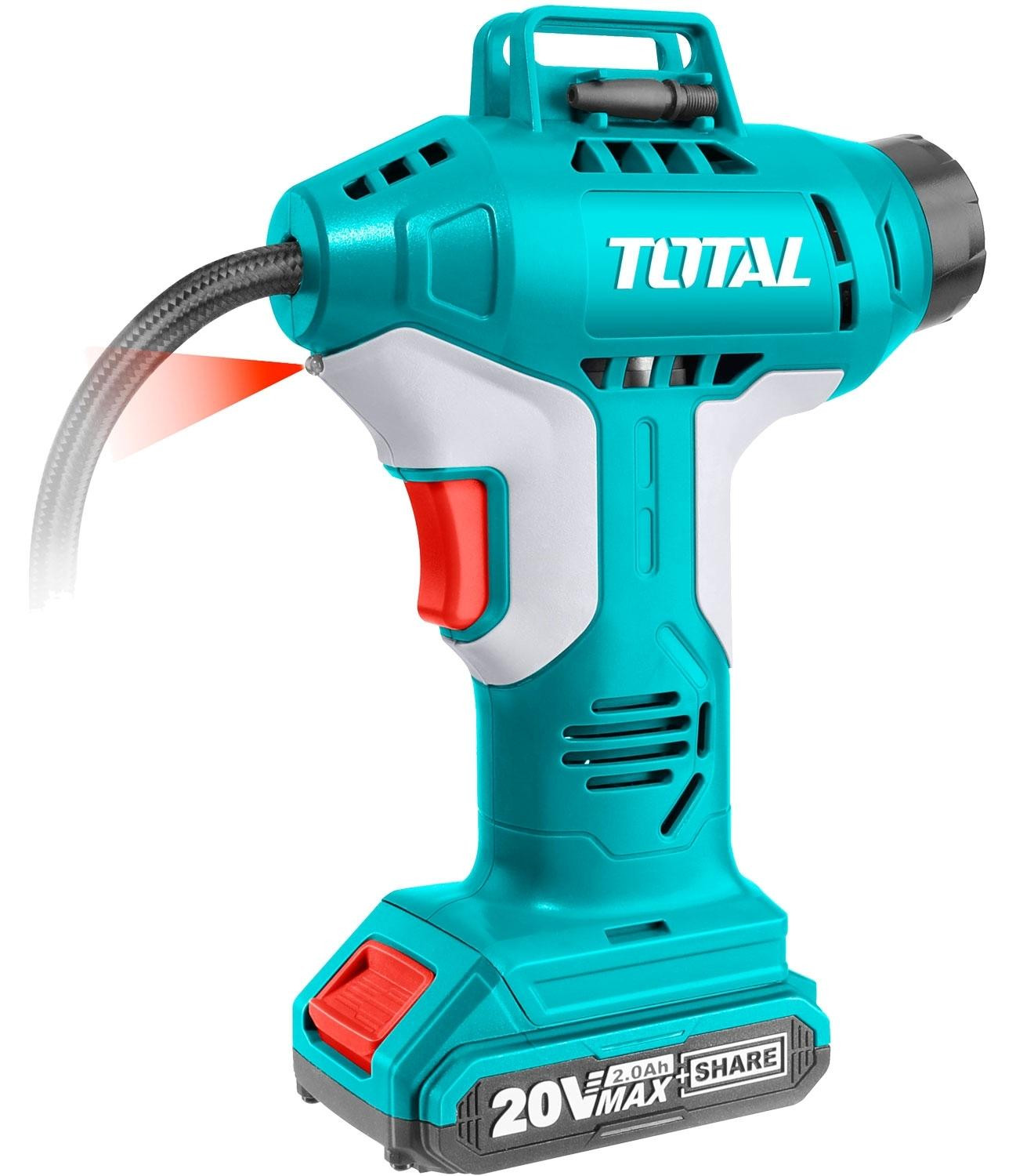 Total TACLI2001 20V Li-ion Batterijcompressor