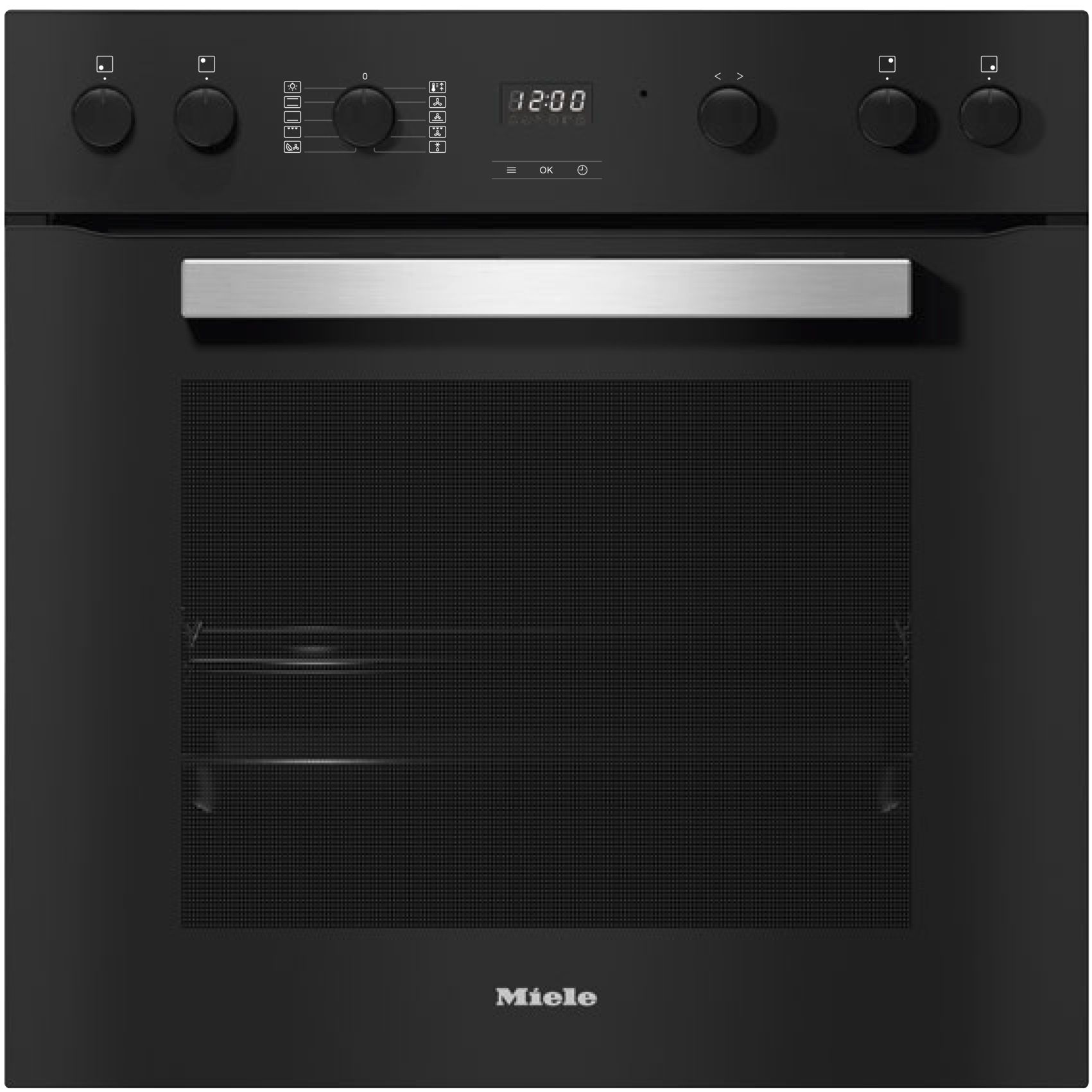 Miele TwinSet Comfort H2459E + KM6003LPT Herdset maxi AutoClean mit 57,4 cm Glaskeramikkochfeld Kochfeld 12695140