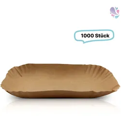 Pappschalen klein 1.000 Stk, to go, take away, biologisch abbaubar, nachhaltig, kunststofffrei