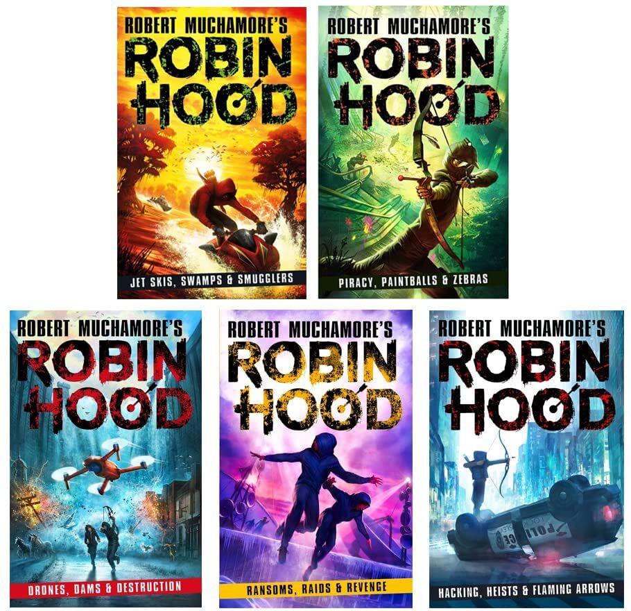 Hot Key Books Robin Hood by Robert Muchamore - 5 Book Collection Set - Paperback - YA Action Adventure - Ages 10-14 - CHERUB Author