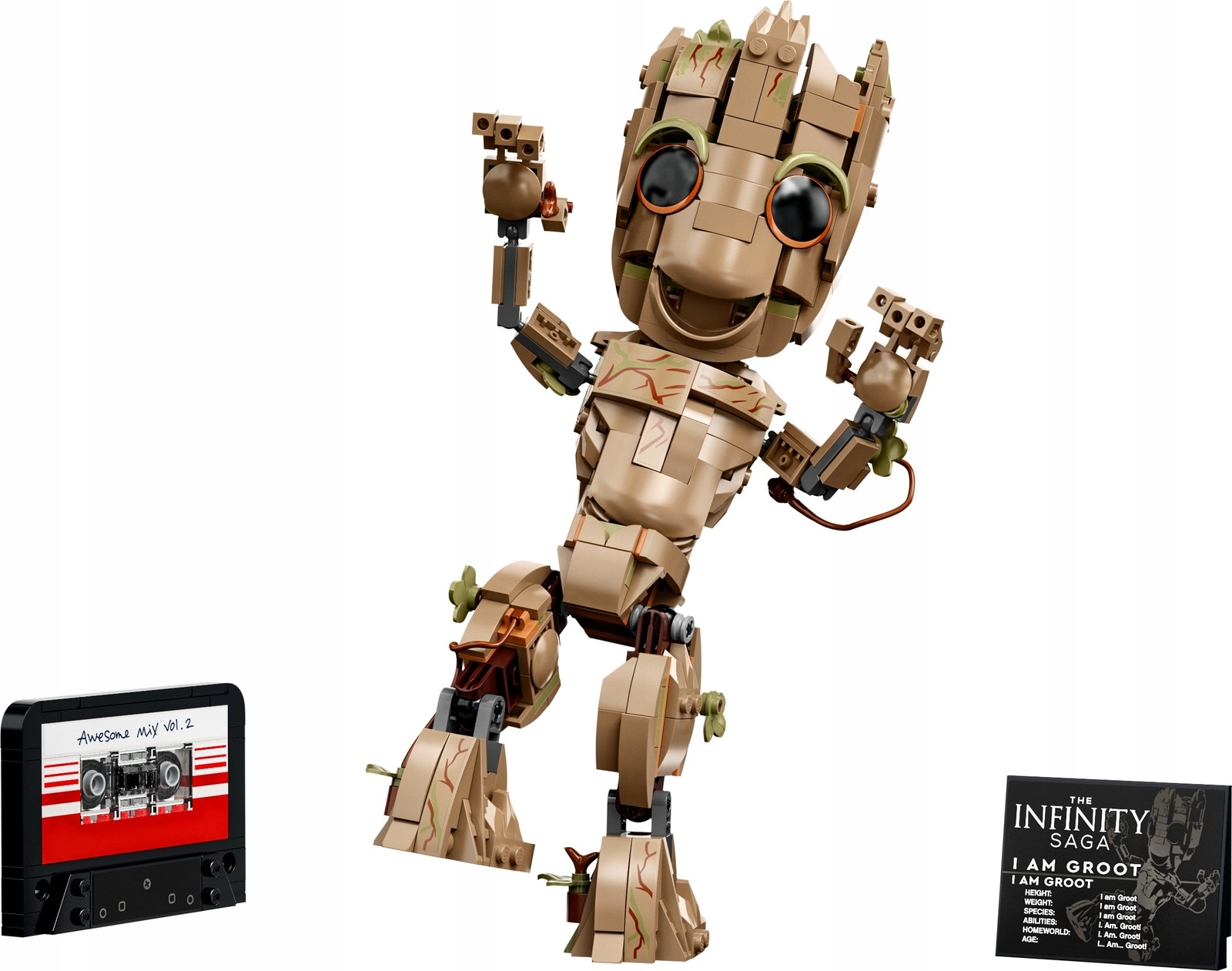LEGO Marvel Superhelden 76217 Groot Articulerend Figuur